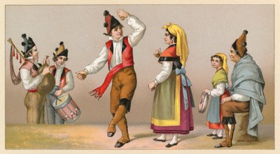 Spanische Tracht von French School